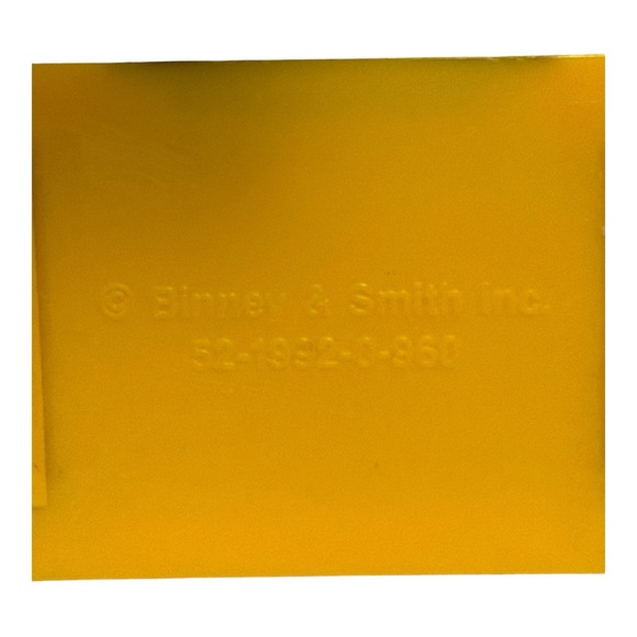 Crayola Teddy Bear Crayon Box Christmas Ornament by Binney & Smith Vintage 1992 - Picture 10 of 11